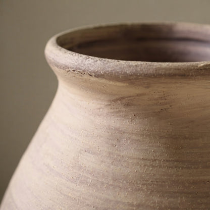 Rustic Ceramic Vase, Vintage Pottery Vase