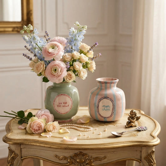 Pastel Ceramic Bud Vase